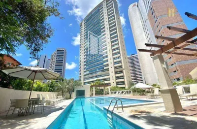 Apartamento com 4 dormitórios à venda, 217 m² por r$ 2.200.000,00 - cocó - fortaleza/ce
