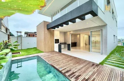 Casa com 4 dormitórios à venda, 219 m² por r$ 1.490.000 - cidade alpha - eusébio/ce