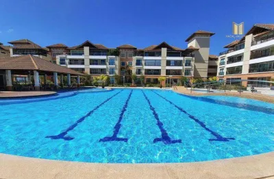 Cobertura duplex nascente no mediterranée com 4 dormitórios à venda, 176 m² por r$ 890.000 - porto das dunas - aquiraz/ce