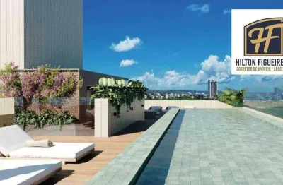 Apartamento com 2 dormitórios à venda, 56 m² por r$ 505.776,68 - bessa - joão pessoa/pb