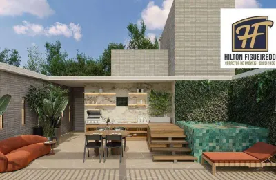 Cobertura com 2 dormitórios à venda, 110 m² por r$ 720.400,00 - bessa - joão pessoa/pb