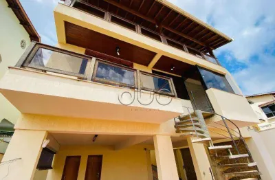 Casa com 3 dormitórios, 345 m² - venda por r$ 1.100.000,00 ou aluguel por r$ 6.780,00/mês - chácara nazaré - piracicaba/sp