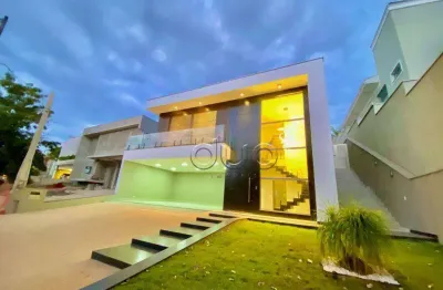 Casa com 3 dormitórios à venda, 350 m² por r$ 3.480.000,00 - reserva do engenho - piracicaba/sp