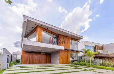 Casa com 4 dormitórios à venda, 342 m² - alphaville nova esplanada - votorantim/sp