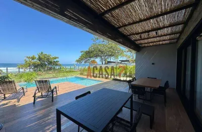 Casa com 4 quartos frente ao mar - praia de maresias - são sebastião/sp