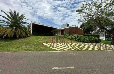 Casa com 3 dormitórios à venda, 448 m² por R$ 5.490.000,00 - Condomínio Lago Azul - Araçoiaba da Serra/SP