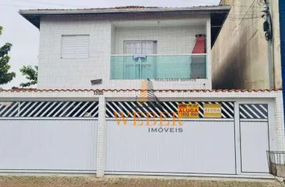Sobrado com 1 dormitório à venda, 33 m² por r$ 195.000,00 - jardim samambaia - praia grande/sp