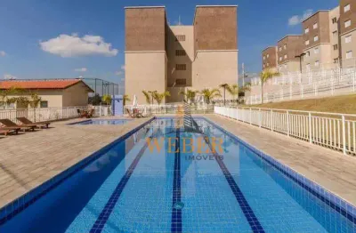 Apartamento com 2 dormitórios à venda, 50 m² por r$ 244.000,00 - jardim petrópolis - cotia/sp