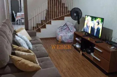 Sobrado com 4 dormitórios à venda, 95 m² por r$ 460.000,00 - parque albina - taboão da serra/sp