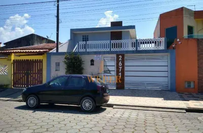 Sobrado com 4 dormitórios à venda, 160 m² por r$ 460.000,00 - jardim suarão - itanhaém/sp