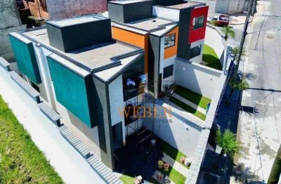 Sobrado com 2 dormitórios à venda, 110 m² por r$ 530.000,00 - jardim são bernardino - suzano/sp