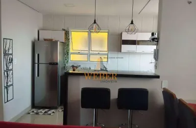 Apartamento com 2 dormitórios à venda, 51 m² por r$ 250.000,00 - chácaras caxingui - embu das artes/sp