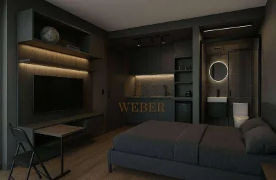 Apartamento com 1 dormitório à venda, 17 m² por r$ 299.000,00 - vila andrade - são paulo/sp