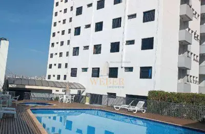 Apartamento com 2 dormitórios à venda, 54 m² por r$ 245.000,00 - jardim monte alegre - taboão da serra/sp