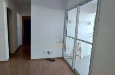Apartamento com 2 dormitórios, 45 m² - venda por r$ 220.000,00 ou aluguel por r$ 1.600,01/mês - chácara nossa senhora de fátima - cotia/sp