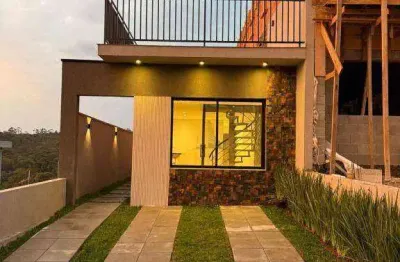 Casa com 2 dormitórios à venda, 125 m² por r$ 570.000,00 - chac recanto verde - cotia/sp