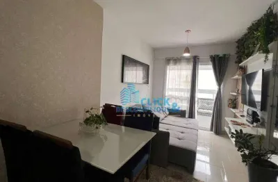 Apartamento - locação - 2 quartos - lazer - mobiliado - vila mathias - santos/sp (ap3048)