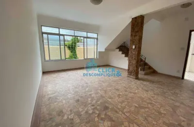 Sobrado com 3 dormitórios para alugar, 200 m² por r$ 7.089,73/mês - ponta da praia - santos/sp