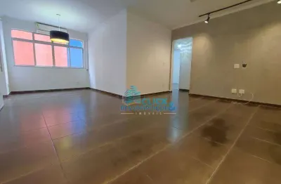 Apartamento - locação - 3 dormitórios - dependência completa- 01 vaga - boqueirão - santos