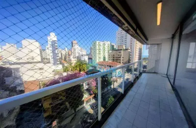 Apartamento - locação - 4 dormitorios ( 2 suites) - varanda - aparecida - santos/sp
