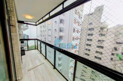 Apartamento - venda - varanda gourmet -3 dormitorios ( 2 suites) - frente mar - varanda - embaré - santos /sp