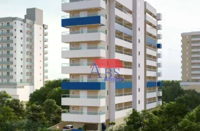 Apartamento com 2 dormitórios à venda, 71 m² por r$ 581.000,00 - vila guilhermina - praia grande/sp