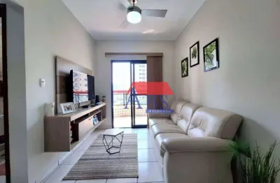 Apartamento com 1 dormitório à venda, 55 m² por r$ 371.000,00 - tupi - praia grande/sp