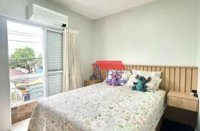 Apartamento com 2 dormitórios à venda, 57 m² por r$ 280.000,00 - jardim casqueiro - cubatão/sp