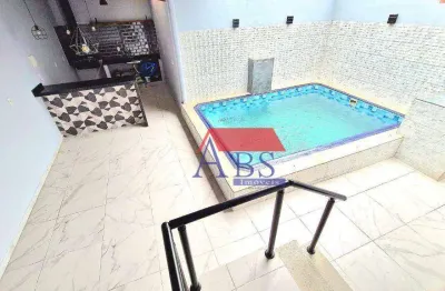 Sobrado com 2 dormitórios à venda, 150 m² por r$ 690.000,00 - centro - são vicente/sp