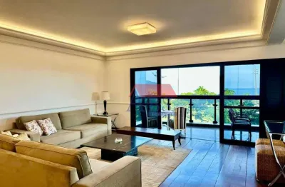 Apartamento frente mar com vista panorâmica em santos