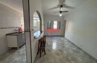Apartamento com 2 dormitórios à venda, 50 m² por r$ 265.000,00 - aviação - praia grande/sp