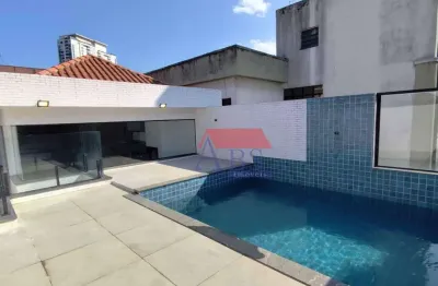 Casa com 4 dormitórios à venda, 290 m² por r$ 1.940.000,00 - boqueirão - santos/sp