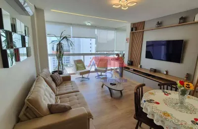 Apartamento com 2 dormitórios à venda, 85 m² por r$ 755.000,00 - gonzaga - santos/sp