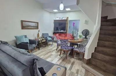 Casa com 3 dormitórios à venda, 120 m² por r$ 750.000,00 - campo grande - santos/sp