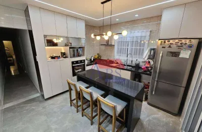 Casa com 3 dormitórios à venda, 95 m² por r$ 525.000,00 - vila nova - cubatão/sp