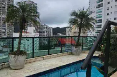 Apartamento duplex com 5 dormitórios à venda, 600 m² por r$ 3.180.000,00 - ponta da praia - santos/sp