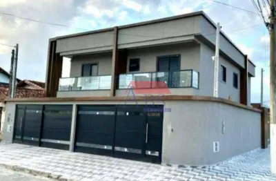 Sobrado com 3 dormitórios à venda, 85 m² por r$ 500.000,00 - tupi - praia grande/sp