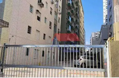 Kitnet com 1 dormitório à venda, 27 m² por r$ 242.000,00 - boqueirão - santos/sp