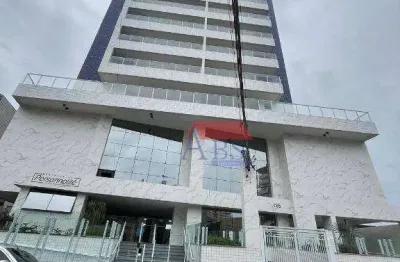 Apartamento com 3 dormitórios para alugar, 98 m² por r$ 4.500/mês - aviação - praia grande/sp