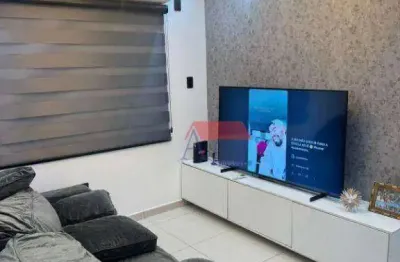 Apartamento com 2 dormitórios à venda, 52 m² por r$ 280.000 - jardim casqueiro - cubatão/sp