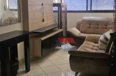 Apartamento com 1 dormitório à venda, 54 m² por r$ 275.000,00 - centro - são vicente/sp