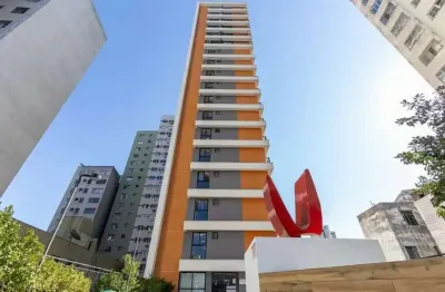 Kitnet / stúdio à venda na rua riachuelo, 110, centro, curitiba, 27 m2 por r$ 328.000
