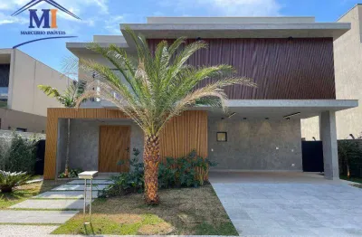 Casa com 4 dormitórios (suítes) à venda, 387 m² por r$ 4.600.000 - alphaville dom pedro 2 - campinas/sp