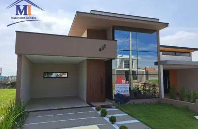 Casa com 3 dormitórios suítes, à venda, 145 m² por r$ 1.250.000 - parque brasil 500 - paulínia/sp