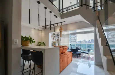 Duplex para venda em pinheiros com 1 quarto, sendo 1 suíte, 56m²