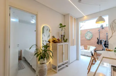 Apartamento garden para venda em Santo Amaro com 1 quarto, sendo 1 suíte , 34m²