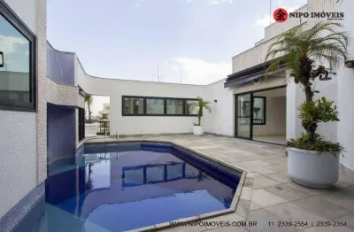 Cobertura à venda, 463 m² por r$ 2.990.000,00 - jardim anália franco - são paulo/sp