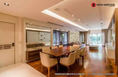 Apartamento garden com 4 dormitórios à venda, 508 m² por r$ 5.990.000,00 - alto de pinheiros - são paulo/sp
