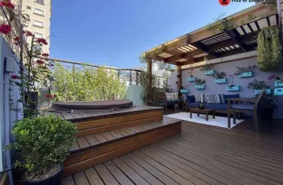 Cobertura com 4 dormitórios à venda, 220 m² por r$ 2.450.000,00 - perdizes - são paulo/sp