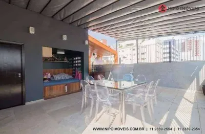 Cobertura com 4 dormitórios à venda, 240 m² por r$ 2.230.000,00 - perdizes - são paulo/sp